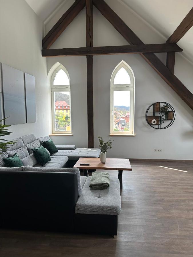 Dachterrassenwohnung Katharinenschule ไอเซนัค ภายนอก รูปภาพ